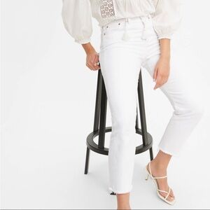 Levi Strauss and Company, wedgy, straight cropped ankle size 25 jeans